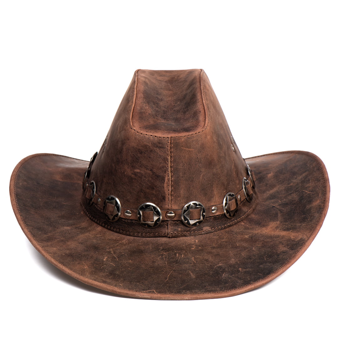 Chapéu Americano Estilo Rock Marrom L Jacó Ro-321 - L jacó