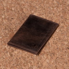 Carteira Porta Cartão Em Couro Tabaco Fossil - CP-3048