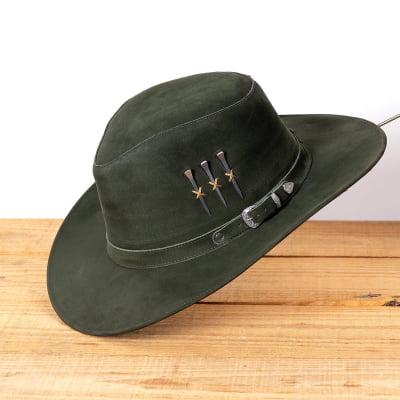 Chapéu de Couro Artesanal A Essência do Estilo Rústico -  FD-900